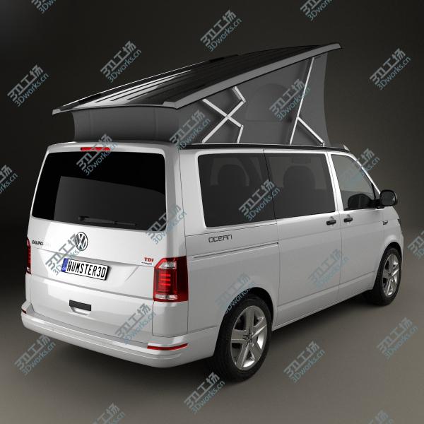images/goods_img/202105074/Volkswagen Transporter (T6) California 2016 3D model/2.jpg